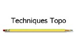 Logo TECHNIQUES TOPO