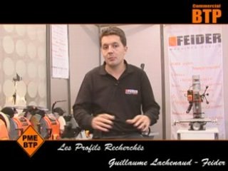 Vidéo PMEBTP - Pascal Petit, Technico commercial Itinérant dans le BTP